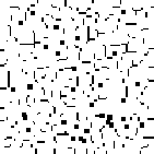 A mostly white square with more black dots and lines